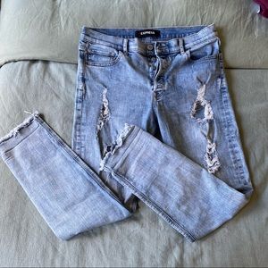 Express Vintage Skinny High-Rise Jeans